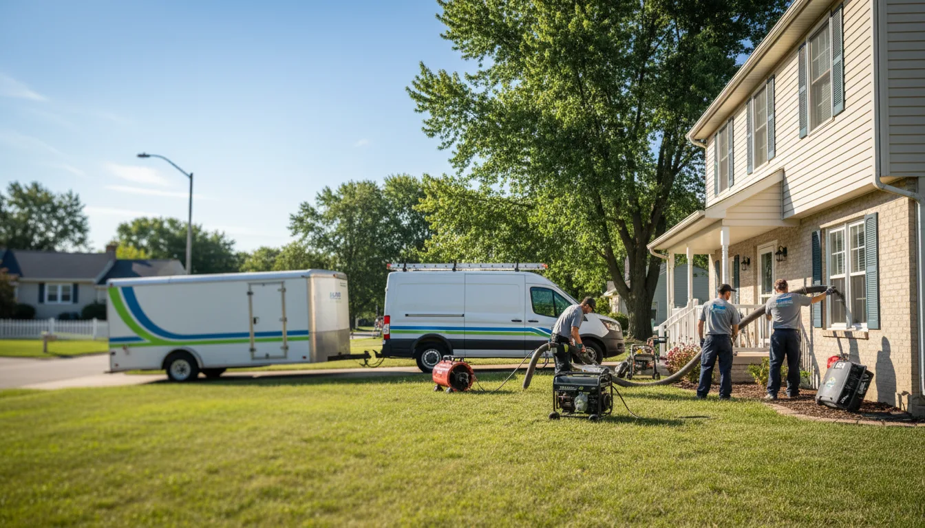 Flooded Basement Restoration And Cleanup With Repair in Parma, MI near me